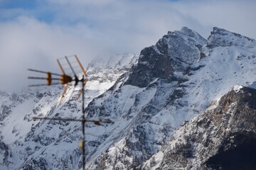 neige sur le val d'Aoste