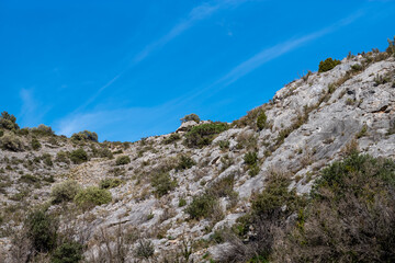 mountain landscape with sky