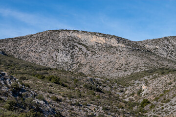 mountain landscape with sky, les corbi&egrave;res