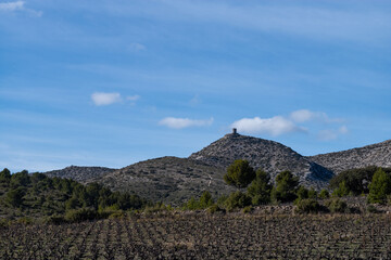 landscape with sky, La tor del far, Pyrénées orientales