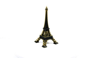 Tiny Eiffel Tower on a turning table 3D Printed