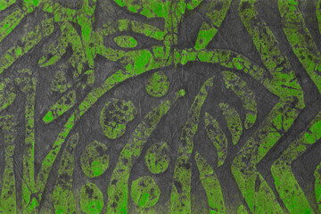 Obraz premium Abstract line ornament background, textured multicolor background.