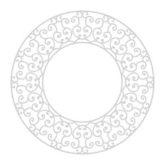 mandala frame logo element