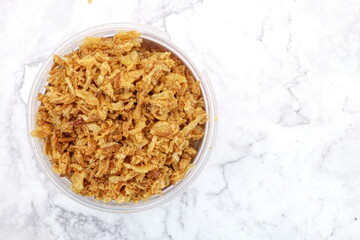 Gewürz, Röstzwiebeln, Röstzwiebel, Ziebel, Löffel,
Fertigprodukt, Essen, Braten, Beilage, Kochen,
Gesund,