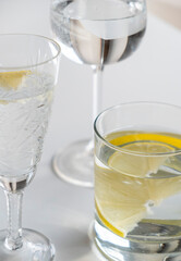 glasses of water