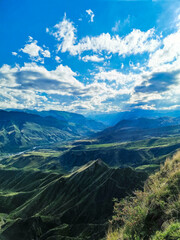 Breathtaking mountain view in Dagestan, Caucasus. Russia 2021