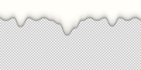 Liquid creamy texture. Yogurt creamy liquid background. White milk splash or ice cream flow soft texture for sweet dessert design. Vector illustration.