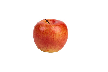 Decorative candle in the form of a red apple.