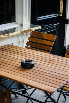 Modern Smoking Area In The City Of London