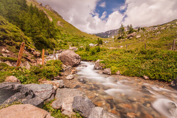 mountain river in the mountains