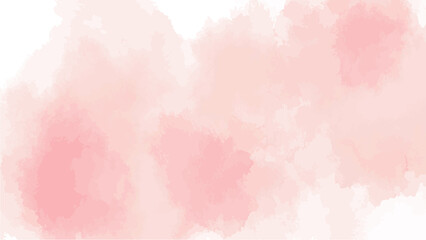 Fototapeta na wymiar 水彩テクスチャの背景素材　ピンク　春イメージ　横長