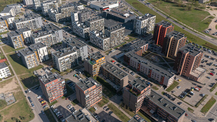Fototapeta premium House building and city construction concept, modern residential homes