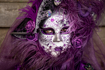 maschera di carnevale a Venezia