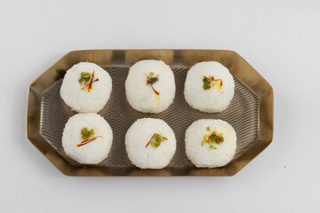 Bengali Mithai Kacha Gola Also Called Pranohora Sondesh Mishti Kaacha Golla Pranhara Sandesh Is Made Of Cottage Cheese Paneer And Chhena Flavored With Elaichi Doodh Mava Khova Kesar Pista Mawa Khoya