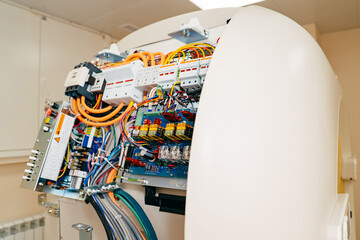 device of a computer tomograph. maintenance and repair of medical equipment. 