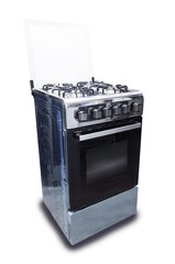 gas stove isolated on white