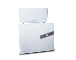 refrigerator isolated on white