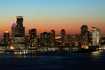 Fototapeta na wymiar Jersey City Skyline