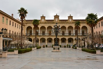 Plaza de las Palomas, de la Constitución o de los Corregidores, en Guadix, Granada 