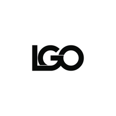 lgo letter original monogram logo design