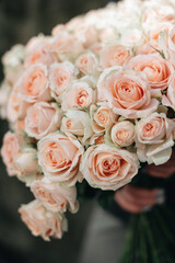 wedding bouquet of roses