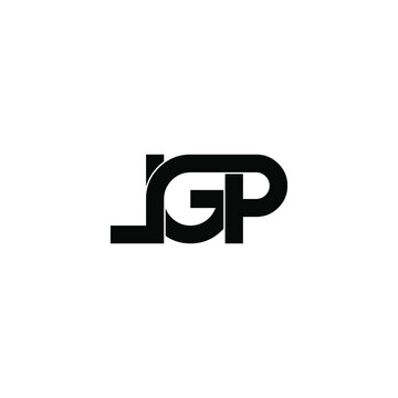 lgp letter original monogram logo design
