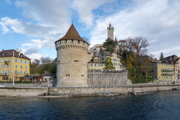 Nolli Tower (Nolliturm) at Luzern Musegg Wall (Museggmauer) - Lucerne, Switzerland