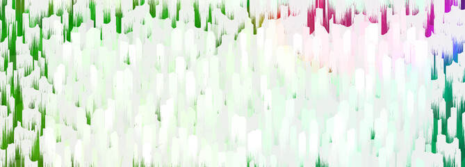 Abstract neon glitch art texture background image.