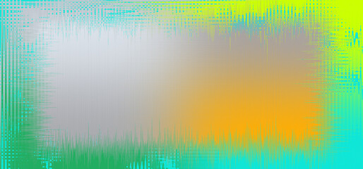 Abstract neon grunge border background image.