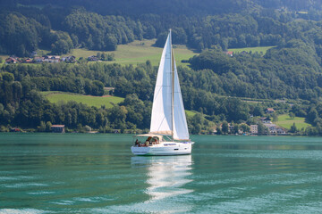 sailboat on the lake