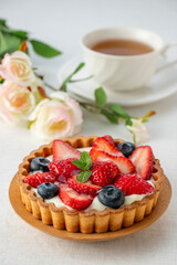 苺のタルト　苺