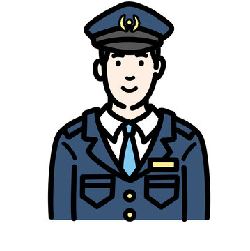 police officer in blue uniform clip art preview
