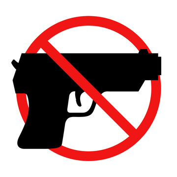 No Gun or Pistol Sign