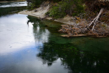 Landscape Mountain Lake in Patagonia Los Alerces National Park Adventure Travel