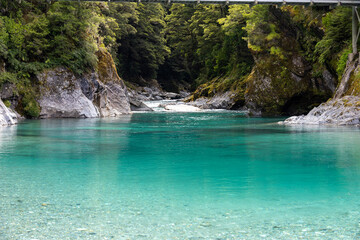 beautiful blue river pool