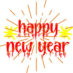 Obraz premium Happy new year