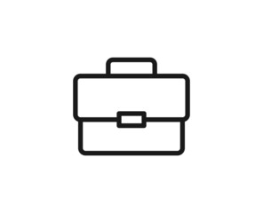 Case line icon on white background