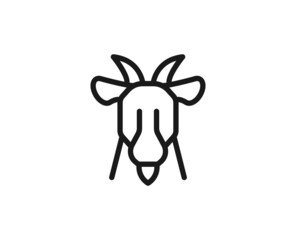 Black line icon on white background