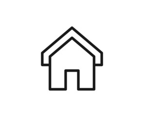 Constraction line icon on white background