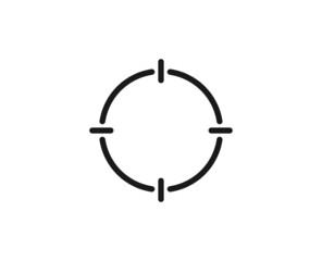 Target premium line icon. Simple high quality pictogram. Modern outline style icons. Stroke vector illustration on a white background.