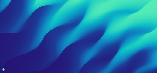 Blue abstract wavy background for banner, flyer and poster. Dynamic effect. Vector illustration. Cover design template. Can be used for advertising, marketing or presentation.