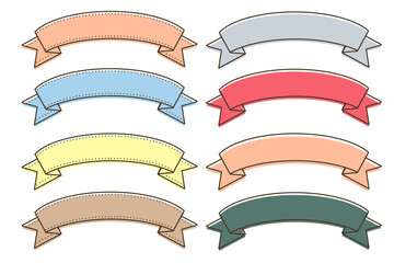 Cute and simple ribbon frame set