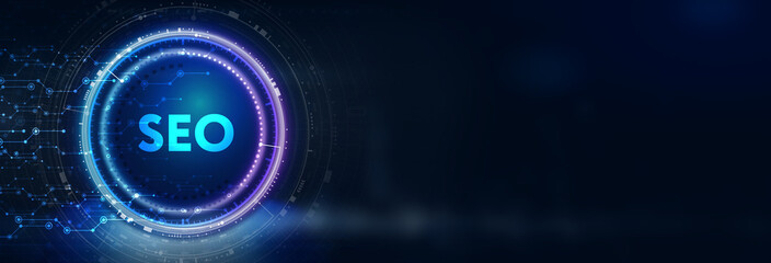 Business, Technology, Internet and network concept. SEO Search engine optimization marketing ranking. 3d illustration