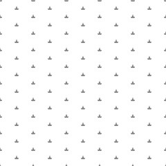 Square seamless background pattern from geometric shapes. The pattern is evenly filled with small black download symbols. Vector illustration on white background
