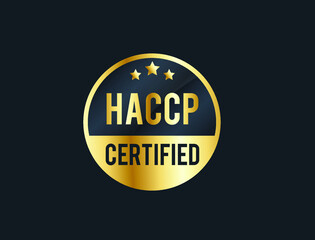 HACCP certified icon vector illustration 