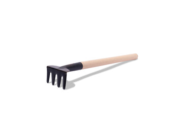 Garden Rake in isolated with clipping path.