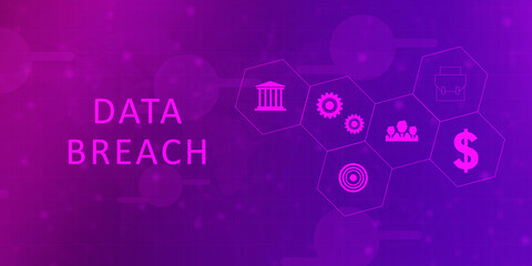 2D Digital Abstract Business Networking background