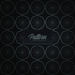 beautiful pattern background with dark light