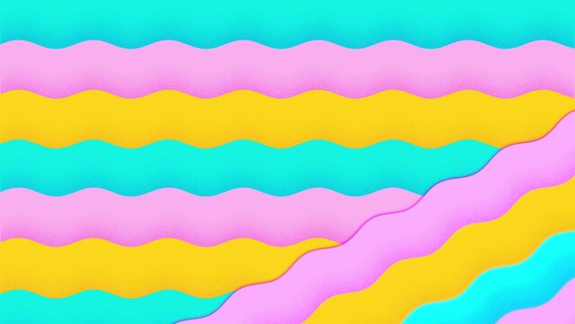 Retro abstract 80's 90's design pattern background. Modern abstract gradient shapes composition with cartoon style