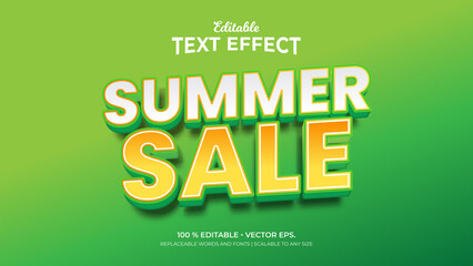 Summer Sale Text Effects